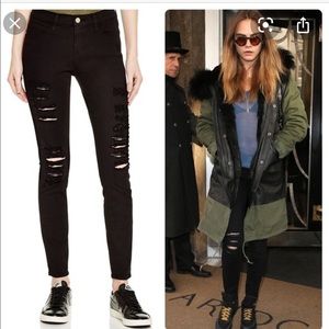 FRAME Denim high waisted ripped jeans / 5 for $25